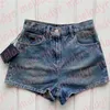 Damen Denim Shorts Klassische Designer Shorts mit hoher Taille Sommer Atmungsaktive Lässige Kurze Jeans