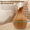 Nouveau diffuseur de vase à grain en bois créatif avec arôme de lampe coloré Diffuseur d'huile essentielle Humidificateur à la maison