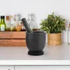 Bowls Garlic Jar Grinder Hand Tools Squeezer Ceramic Mortar Plastic Press Tool Home