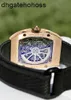 Часы Richarmills Швейцарские механические часы Richarsmilles Rm6701 Комплект из 18-каратного розового золота с заводскими бриллиантами, 2024 frj