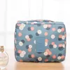 Cosmetic Bags Fashion Simple Portable Double Layered Makeup For Women Multifunctional Oxford Plaid Leisure Travel Storage Men's Wash Bag