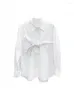Женская блузская мода мода женская рубашка лацка лавша сплайсин