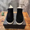 Malibu Boots AM Donna Stivali da neve firmati di lusso in pelle scamosciata Stivali con plateau in pelliccia moda Uomo Scarpe retrò in osso Stivaletti Taglia 35-45