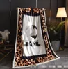 New Foreign Trade Fashion Brand Lambswool Air Conditioning Blanket Big Brand Blanket Cross-Border Printed Blankets Simple