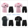 2023 2024 Inter Miami Tracksuit Messis Soccer 23 24 Men Kids Matuidi Higuain Football Kit Trapp FC Inter Miami Training Suit Sportswear Wear Short Hidees