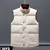 Moda masculina colete para baixo colete de algodão design masculino e feminino sem mangas jaqueta puffer outono inverno casacos casuais casais coletes manter casaco quente