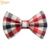 Hair Accessories 12pcs/lot -sale 4" Christmas Festival Plaid Hair Bows Barrette DIY Hair Accessories For Girls Headwear Women Hair Clip 231124