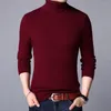 Maglioni da uomo Zongke dolcevita bianco abbigliamento uomo collo alto pullover maglione vintage maglia dolcevita uomo vestiti 2XL 2023