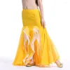 Stage Wear 9 Color Belly Dance Skirt Dress Professional Bellydance Costume Skirts For Women Long Oriental Cosutme