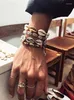 Strand Pulseras Baltic Multi Slide Cowrie Sea Shell Charms Bracciale Donna Bohemian Boho African Multi-color Beads Bracciali per