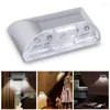 Nachtlichten LED Deur Lock Light 60 graden Infrarood Human Body Sensor Lamp voor Trappen Warehouse Garderobe Nightlight