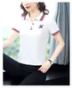 Rapel T-shirt Dames losse casual slijtage korte mouw T Summer Top Fashion 2023 Woans Polo Shirt