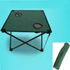 Muebles de campamento, mesa plegable para acampar al aire libre, tela Oxford portátil, campo de luz, ocio, playa, viajes, café, naturaleza, caminata, equipo de escritorio