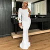 Prom DressesChristmas Little Tail Evening Dresses 2023 Autumn Sexy Solid Sequin Fishtail Dresses for Women
