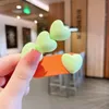 Accessori per capelli Sweet Love Heart Star Clips For Girls Cute Candy Color Bambini Side Bangs Forcine Kids Baby Headdress