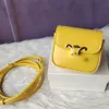 Borsa a tracolla ad arco di trionfo di moda di design da donna di lusso con tracolla incrociata sul retro Mini edizione in pelle di mucca lucida Mini borsa classica da donna di lusso