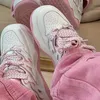 Pantofole Y2K Moda coreana Casual Kawaii Rosa Bianca Piattaforma Sport Sneaker Atletica Scarpe da tavola piatta Scarpe da tennis Tela 231123