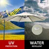 Nouveau 2/2.7/3m Protection UV Parasol Parasol Parapluie Couverture Jardin Parapluie Couverture Étanche Plage Auvent Remplacement Couverture 6/8Ribs