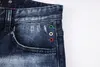 Plein björn mäns jeans klassisk mode pp man denim byxor rock stjärna fit mens casual design rippade jeans nödställda mager biker tygmöte byxor 15706