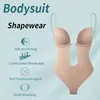 Shapers pour femmes Shapewear Invisible Band Sous-vêtement une pièce Corset dos nu Façonnage et beauté Post-partum Body de soutien à la poitrine