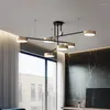 Pendant Lamps Post-modern Golden Circular Chandelier Creative Elegant Atmosphere Living Room Dinner Bar Rotating Led Fixtures