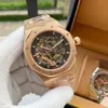 2023 Orologio da uomo di lusso Royal Montre de Luxe Orologio da uomo Scheletro meccanico automatico Tutto in acciaio inossidabile 5 ATM Resistente all'acqua Super luminoso