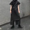 Kvinnors byxor tidigt hösten 2023 Dark Wind Women's Clothing Design Sense Of Individuality Small Samurai lösa ben kjol