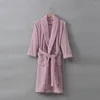 Indumenti da notte da donna Accappatoio da donna Asciugamano lungo spesso caldo Plus Size Kimono Accappatoio Inverno Peignoir Vestaglia Abiti da damigella d'onore