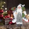 Julleksakstillbehör Santa Claus Decoration Santa Claus Doll Standing Toy Gift Pendant Christmas Xmas Trees Party Desktop Holiday Festival Decoration 231124