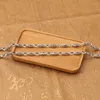 سلاسل 5 مم صلبة 925 Sterling Silver Necklace S سلسلة رابط الرجال الرجال المجوهرات A4729