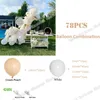 Украшение для вечеринки, 78 шт., белый воздушный шар, гирлянда на свадьбу, день рождения, декор для детского душа, кремовая персиковая арка