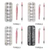 Conjunto de ferramentas para kits de arte na unha Conjunto 3D MultiPurse For para iniciantes portáteis Salon Home Salon Tweezers