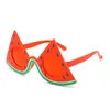 Occhiali da sole a forma di anguria Occhiali per adulti Summer Fruit Theme Party Hawaii Beach Kids Boy Birthday Event Decoration