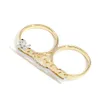 Обручальные кольца Персонализированное кольцо с буквенным именем, двухцветное кольцо с гравировкой сердца, табличка с именем, кольцо с двумя пальцами, женское кольцо с буквой 231124