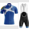 2023 Skottland Cykeltröja Set Classic MTB Cycling Bib Shorts Kit Reflective Custom Bike Clothing Cykelkläder Maillot248b