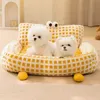 kennels pens Super chaud chien lit hiver chien chat dormir canapé chenil épaissi chien coussin pour petits moyens grands chiens Chihuahua Teddy 231123