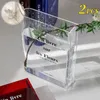 Vaser bok vas akryl vas ins blommor transparent blommor hem dekoration nordisk europe modern hydroponic skrivbord prydnad gåva 230422