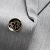 Men's Suits Elegant Business Splice Suit 2 Pieces Black / White Grey Fashion Men Wedding Party Dress Man Blazer Jacket And Pants