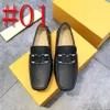 40model 2024 Men Crocodile Grain Leather Loafers Shoes Designer Luxury Dress Business Office Shoe Mens Wedding Party Derby Shoes Men's Square Toe Flats Sizes 38-46