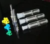 Mini 10mm 14mm 18mm Joint Small Nector Collectors Kit NC Kits Oil Dab Rigs With Titanium Nail Plastic Clip NC09 12 LL