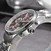 2023高品質のトップブランドHugo Bosx Mens Watchビジネスカジュアルステンレススチールストラップマルチファンクグラフオートマチッククォーツマンウォッチライスト