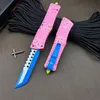 Nuovo EDC OUT Lama esterna anteriore Coltello tattico da combattimento Utilità da campeggio Escursionismo Rosa UT-A11 5370 537 Coltelli Coltelli da tasca Strumenti