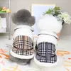 Ropa para perros Ropa para mascotas Perro Otoño e invierno Pet Teddy Dos piernas Chaqueta de algodón 22 Moda a cuadros