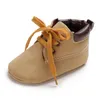 Primeiros caminhantes 2023 outono 8 cores infantil botas menino botas solteira sola de couro pu de sapatos anti-deslizamento 0-18 meses