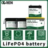 12V 50AH 100AH 200Ah 24V 100AH LiFePO4 Batterie Lithium Fer Phosphate Batterie Intégrée BMS Batterie Solaire RV Vans Bateaux Campeurs