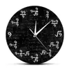Vergelijking Negens Wiskunde De Klok van 9s Formules Modern Hangend Horloge Wiskundig Klaslokaal Wall Art Decor 2012122688