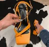 Jurk Schoenen 2023 Zomer Hoge Hak Vierkante Teen Sandalen Damesmode Effen Kleur Clip Gesp Van Vrouwen Chaussure Femme