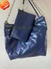 Sacs à bandoulière Channel 22 Denim Grand Shopping Fourre-tout Chaîne de mode de luxe Designer de voyage Femme Sling Body Sac à main le plus cher avec Silver Gabrielle Quilt