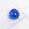 Perles 30 mm boule de verre cristal pendentifs pièces éclairage goutte bricolage maison ornement fête décor bijoux fabrication rideau accessoires livrer Dha32