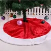 Decorazioni natalizie Pupazzo di neve rotondo Gonna per albero di Babbo Natale Stand Ornamenti Home Party Decor